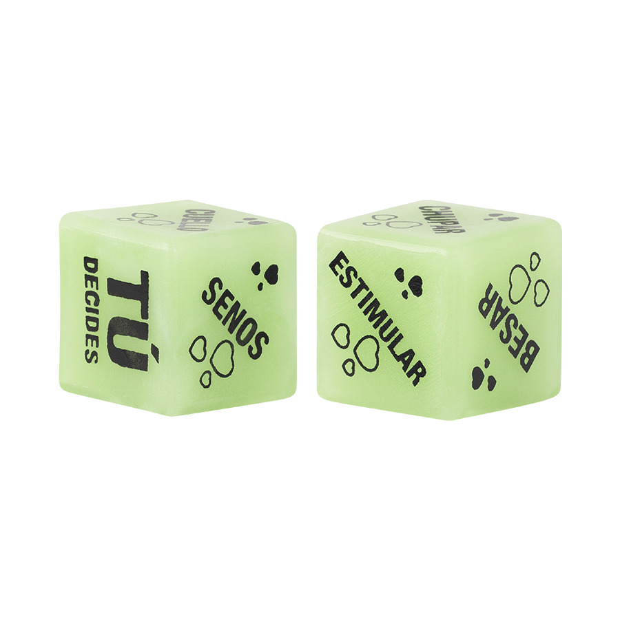 DADOS ERÓTICOS LUMINOSOS X 2